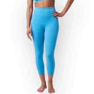 Spiritual Gangster Leggings Womens Small Blue Stretch Pants Dazzle 4